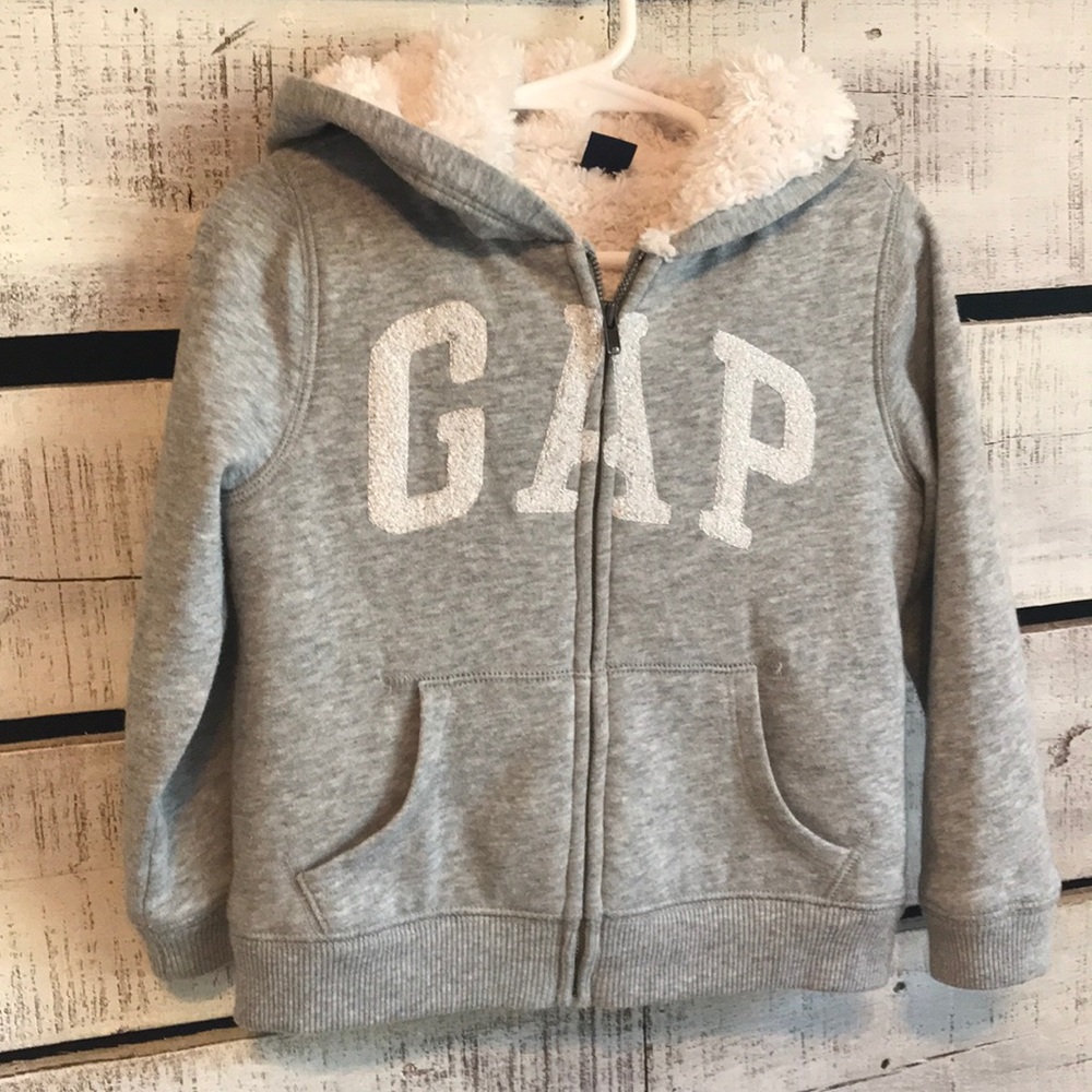 babyGap toddler lined zip up hoodie